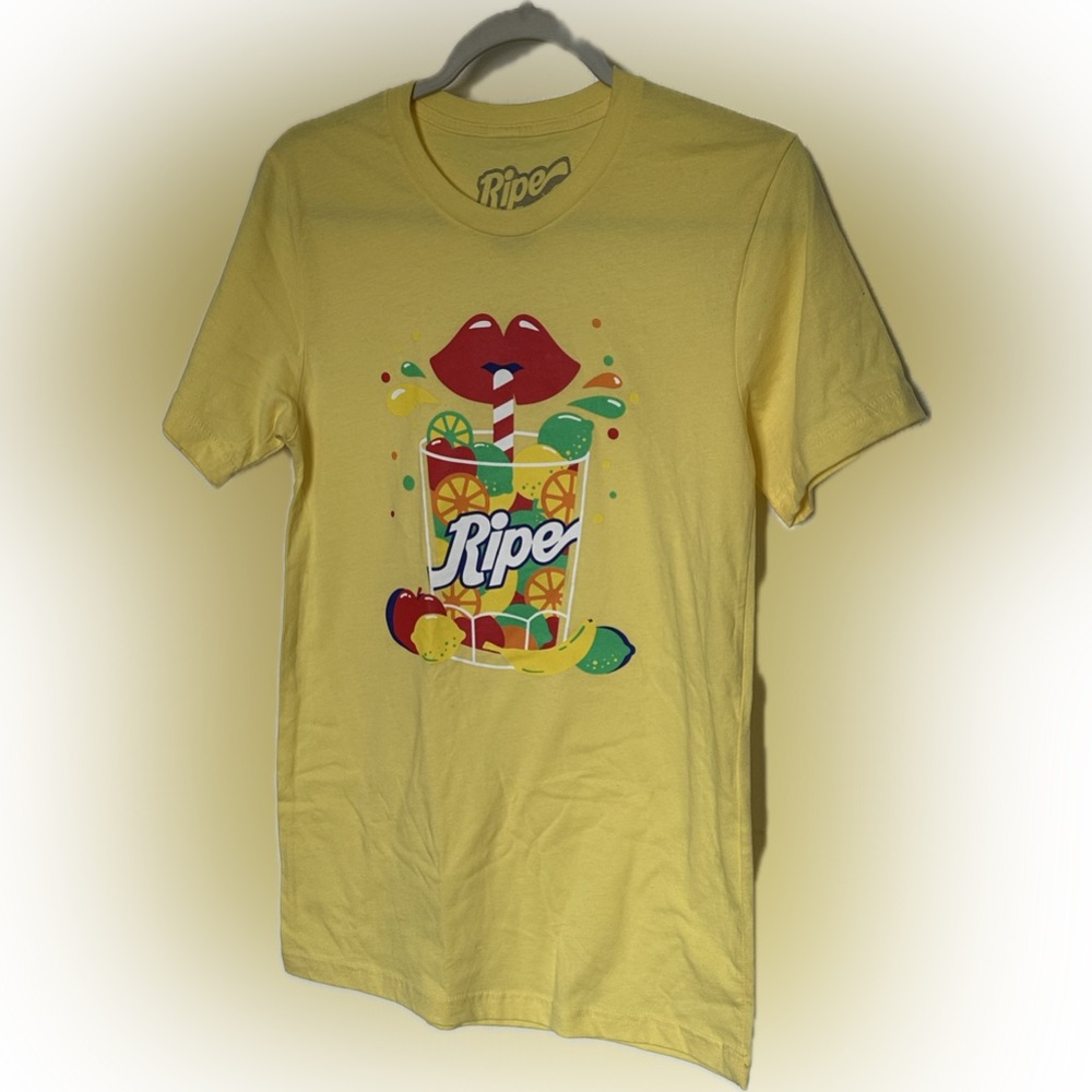NWOT Ripe Band Yellow Graphic T-Shirt
